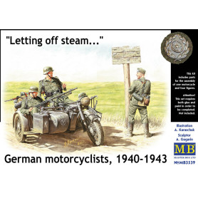Motocyclistes allemands, 1940,43 - 1/35 - MASTER BOX 3539