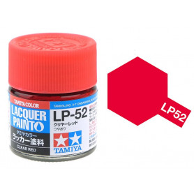 Tamiya LP-52 - Rouge translucide - Peinture laquée 10 ml