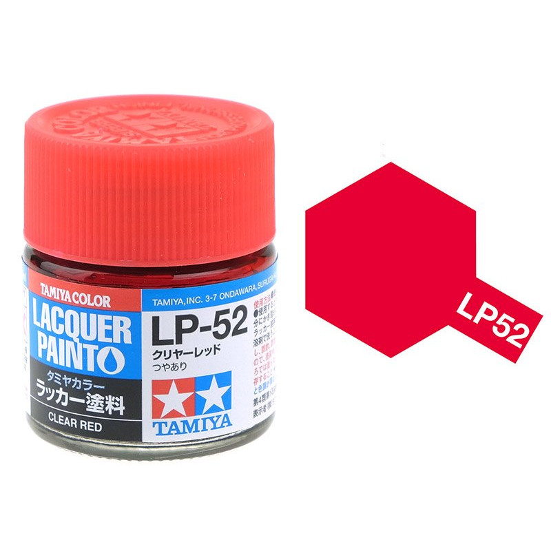 Tamiya LP-52 - Rouge translucide - Peinture laquée 10 ml