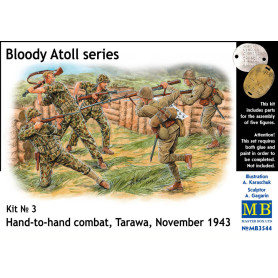 Bloody Atoll, combat corps à corps, Tarawa, nov. 1943 - 1/35 - MASTER BOX 3544