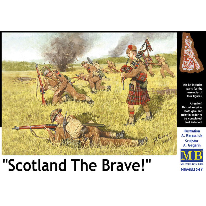 Écosse, les braves ! - 1/35 - MASTER BOX 3547