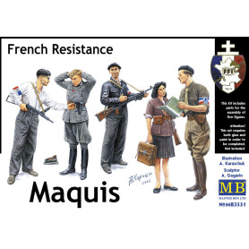 Maquis, Résistance française - 1/35 - MASTER BOX 3551