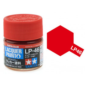 Tamiya LP-46 - Rouge pur métallisé (brillant) - Peinture laquée 10 ml