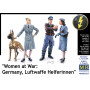 Femmes en guerre, Allemagne, Helferinnen Luftwaffe - 1/35 - MASTER BOX 3557