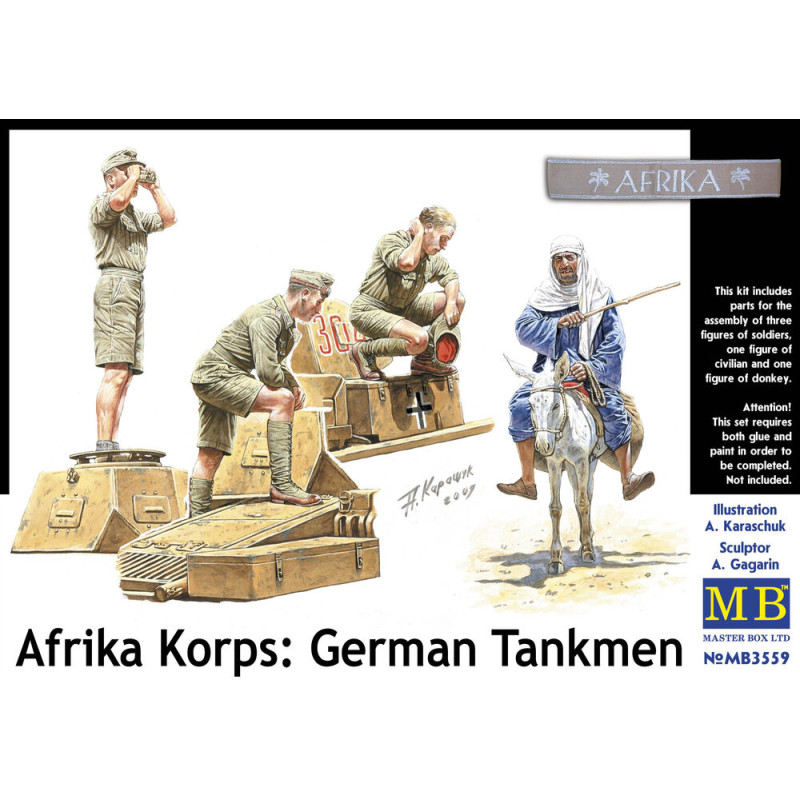 Deutsches Afrika Korps, WWII - 1/35 - MASTER BOX 3559