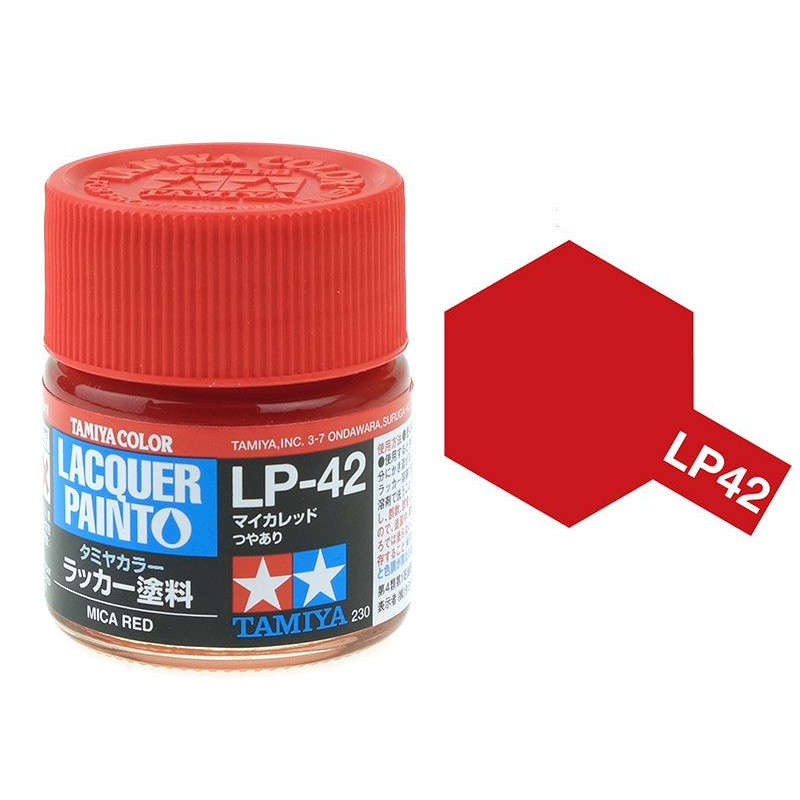 Tamiya LP-42 - Rouge mica (brillant) - Peinture laquée 10 ml