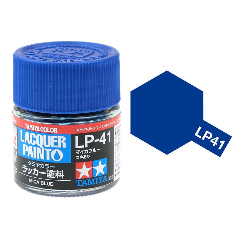 Tamiya LP-41 - Bleu mica (brillant) - Peinture laquée 10 ml