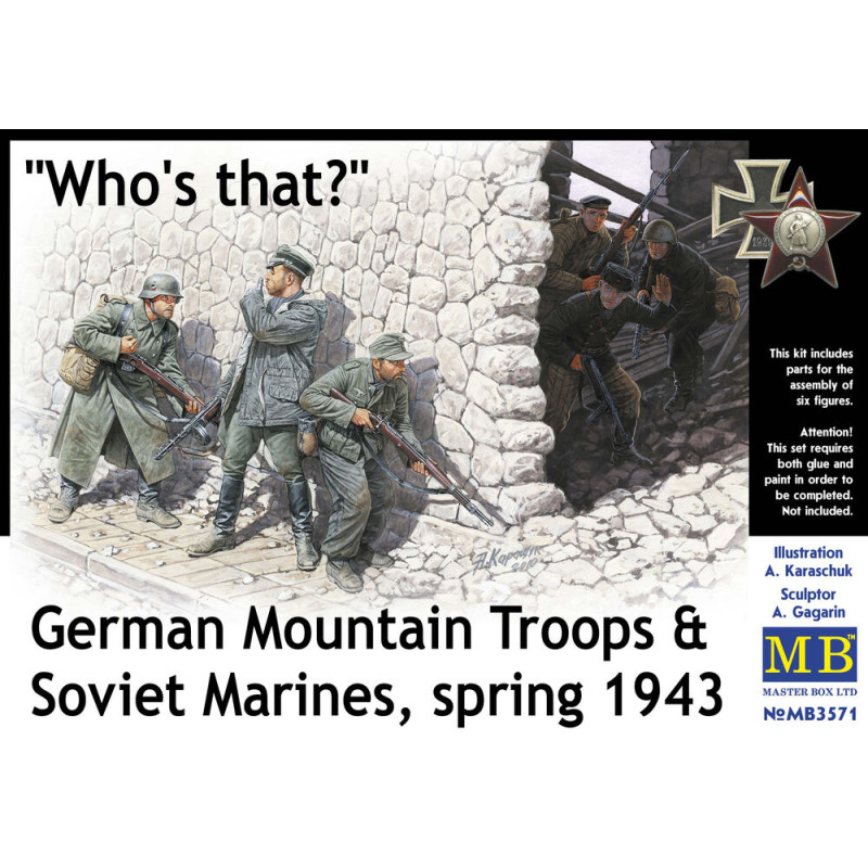 Who's That ! Troupes allemandes et fusiliers - 1/35 - MASTER BOX 3571