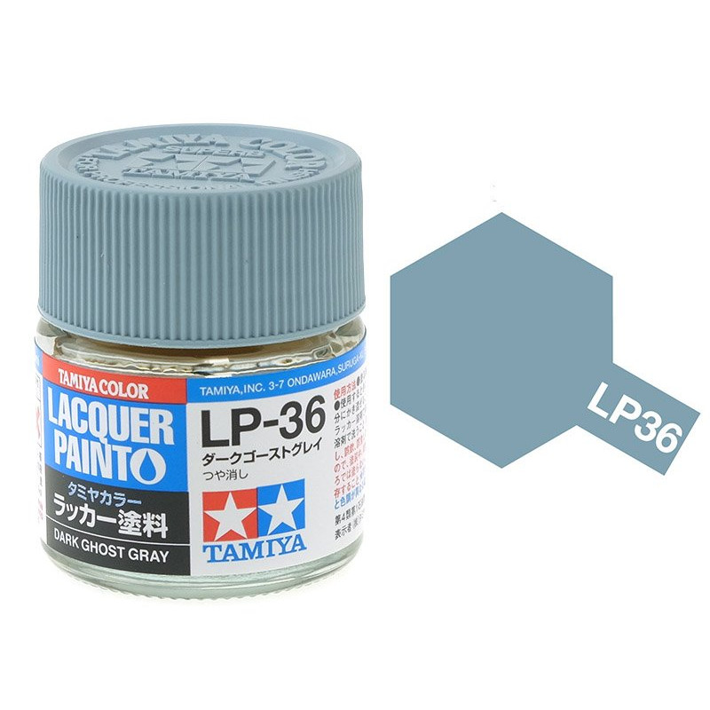 Tamiya LP-36 - Gris fantôme foncé (mat) - Peinture laquée 10 ml