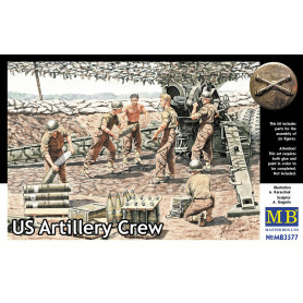Équipage d'artillerie américain, WWII - 1/35 - MASTER BOX 3577