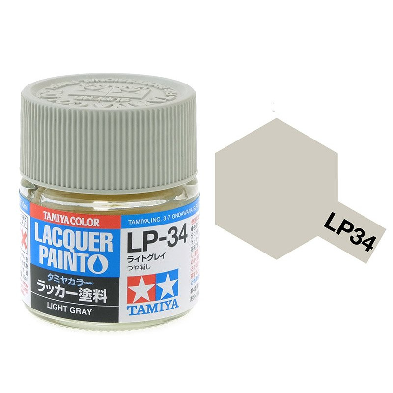Tamiya LP-34 - Gris clair (mat) - Peinture laquée 10 ml