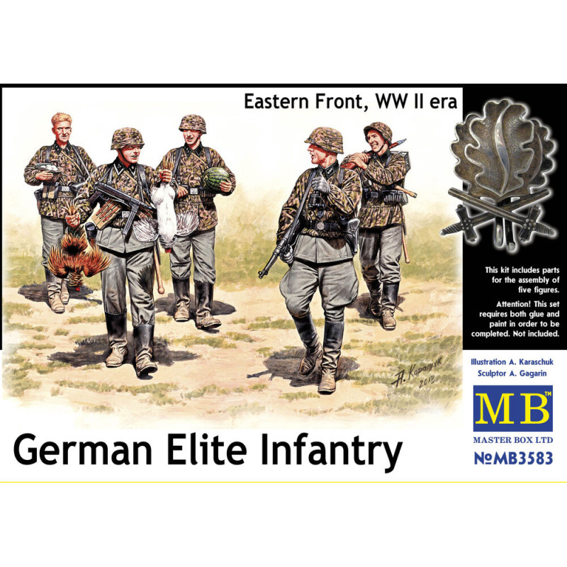 Infanterie d'élite allemande, Front de l'Est - 1/35 - MASTER BOX 3583
