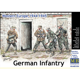 Infanterie allemande, Europe de l'Ouest, 1944,1945 - 1/35 - MASTER BOX 3584