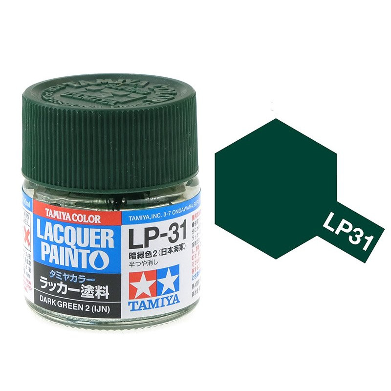 Tamiya LP-31 - Vert foncé IJN (mat) - Peinture laquée 10 ml