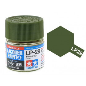 Tamiya LP-29 - Olive Drab 2 (mat) - Peinture laquée 10 ml