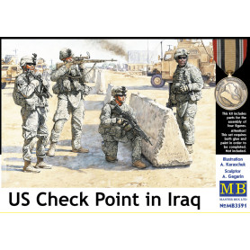 US en Irak, Point de contrôle - 1/35 - MASTER BOX 3591
