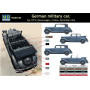 Voiture militaire allemande Typ 170V, 4 portes - 1/35 - MASTER BOX 35100