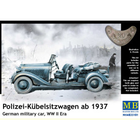 Polizei-Kübelsitzwagen, véhicule allemand dès 1937 - 1/35 - MASTER BOX 35101