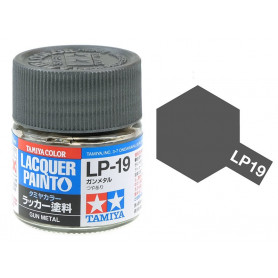 Tamiya LP-19 - Gun Metal - Peinture laquée 10 ml