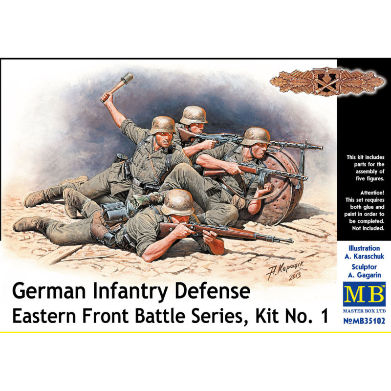Défense de l'infanterie allemande, front de l'Est - 1/35 - MASTER BOX 35102