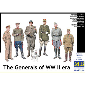 Les généraux de la Seconde Guerre mondiale - 1/35 - MASTER BOX 35108