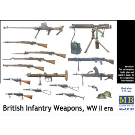 Armes d'infanterie britanniques, WWII - 1/35 - MASTER BOX 35109