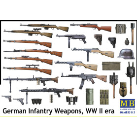 Armes d'infanterie allemandes, WWII - 1/35 - MASTER BOX 35115