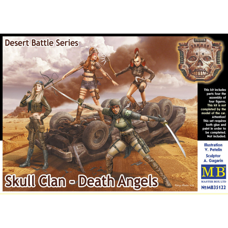 Skull Clan, Death Angels, Desert Battle Series - 1/35 - MASTER BOX 35122