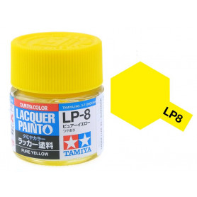 Tamiya LP-8 - jaune pur brillant - Peinture laquée 10 ml