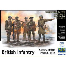 Infanterie britannique, bataille de la Somme, 1916 - 1/35 - MASTER BOX 35146