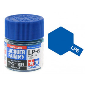 Tamiya LP-6 - bleu pur brillant - Peinture laquée 10 ml