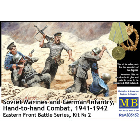 Marines soviétiques vs infanterie allemande - 1/35 - MASTER BOX 35152