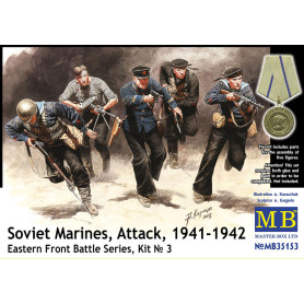 Infanterie marine soviétique à l'attaque, 1941-1942 - 1/35 - MASTER BOX 35153