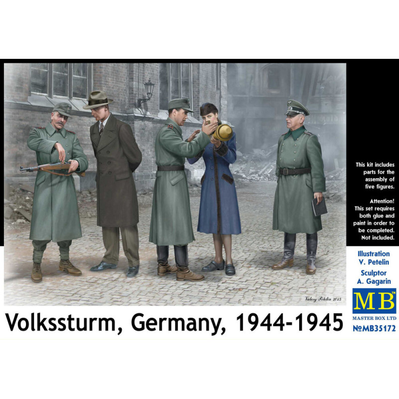 Volkssturm, Allemagne, 1944,1945 - 1/35 - MASTER BOX 35172