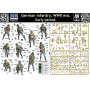 Infanterie allemande, période WWII, début de période - 1/35 - MASTER BOX 35177