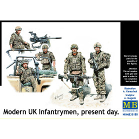 Fantassins britanniques modernes, de nos jours - 1/35 - MASTER BOX 35180