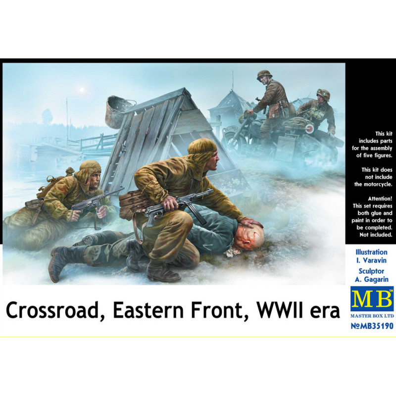 Carrefour, Front de l'Est, Seconde Guerre mondiale - 1/35 - MASTER BOX 35190