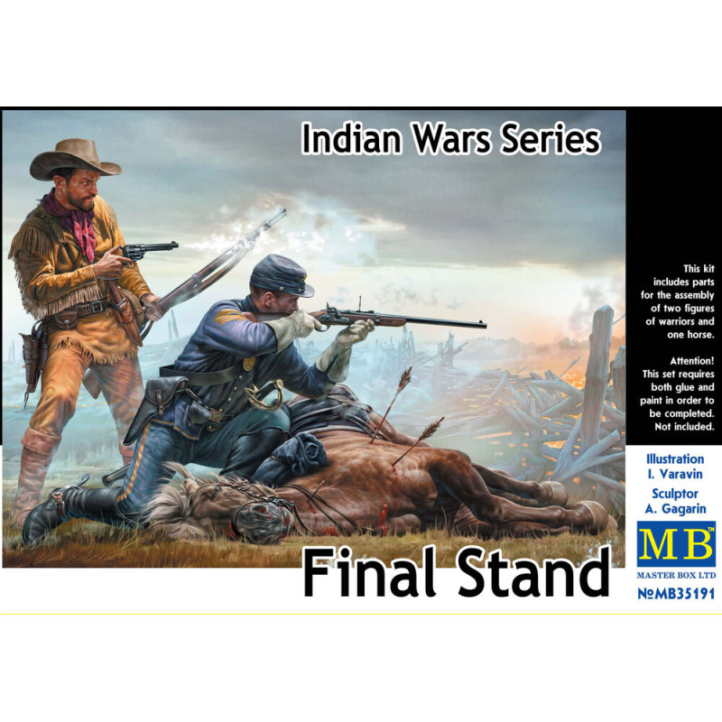 Dernier combat, série des guerres indiennes - 1/35 - MASTER BOX 35191