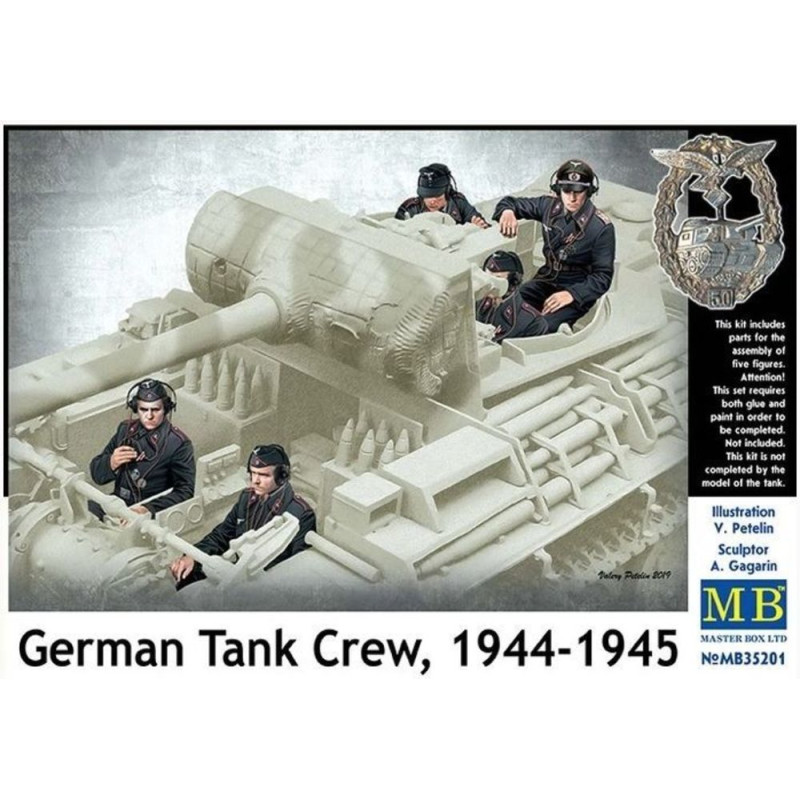 Équipage de char allemand, 1944,1945 - 1/35 - MASTER BOX 35201