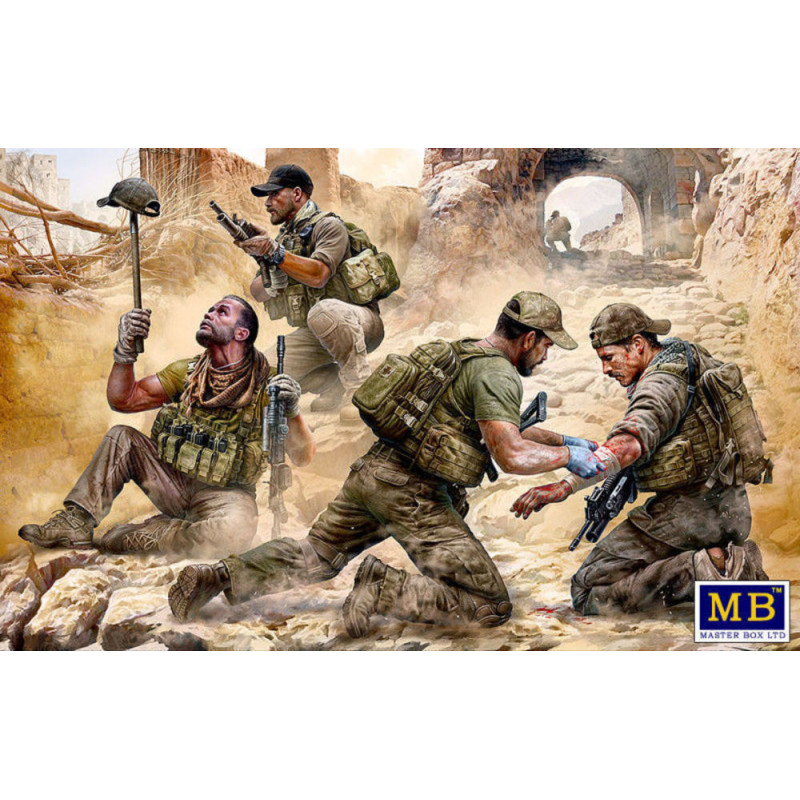 Danger Close, équipe opérations spéciales, de nos - 1/35 - MASTER BOX 35207