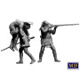 Frère blessé, Guerres indiennes, XVIIIe siècle, kit - 1/35 - MASTER BOX 35210
