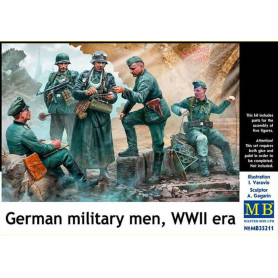 Militaires allemands, époque WWII - 1/35 - MASTER BOX 35211