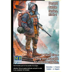 Skull Clan, raid longue distance. Kit 1. Vadim - 1/35 - MASTER BOX 35213