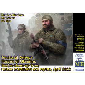 Kit n°4, Défense territoriale Ukraine, Boutcha - 1/35 - MASTER BOX 35226