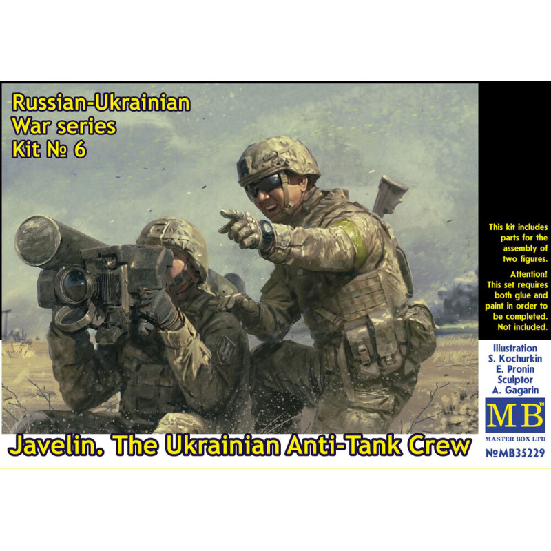 Javelin, équipe antichar ukrainienne, kit n°6 - 1/35 - MASTER BOX 35229