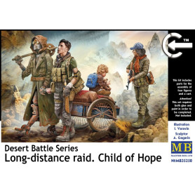 Bataille du Désert, raid longue distance, Enfant - 1/35 - MASTER BOX 35250