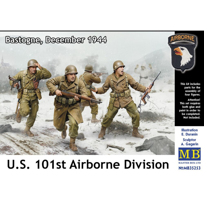 101st Airborne Division US, Bastogne, décembre 1944 - 1/35 - MASTER BOX 35253