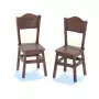 2 chaises de cuisine - échelle 1/35 - PLUS MODEL EL049