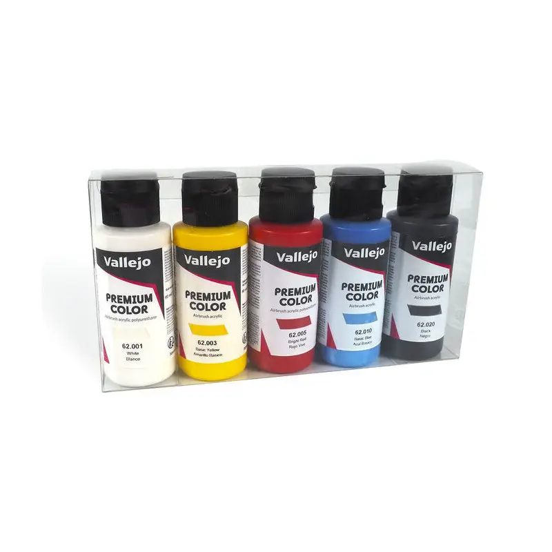 Basic Opaque Colors 5 x 60 ml - VALLEJO 62101