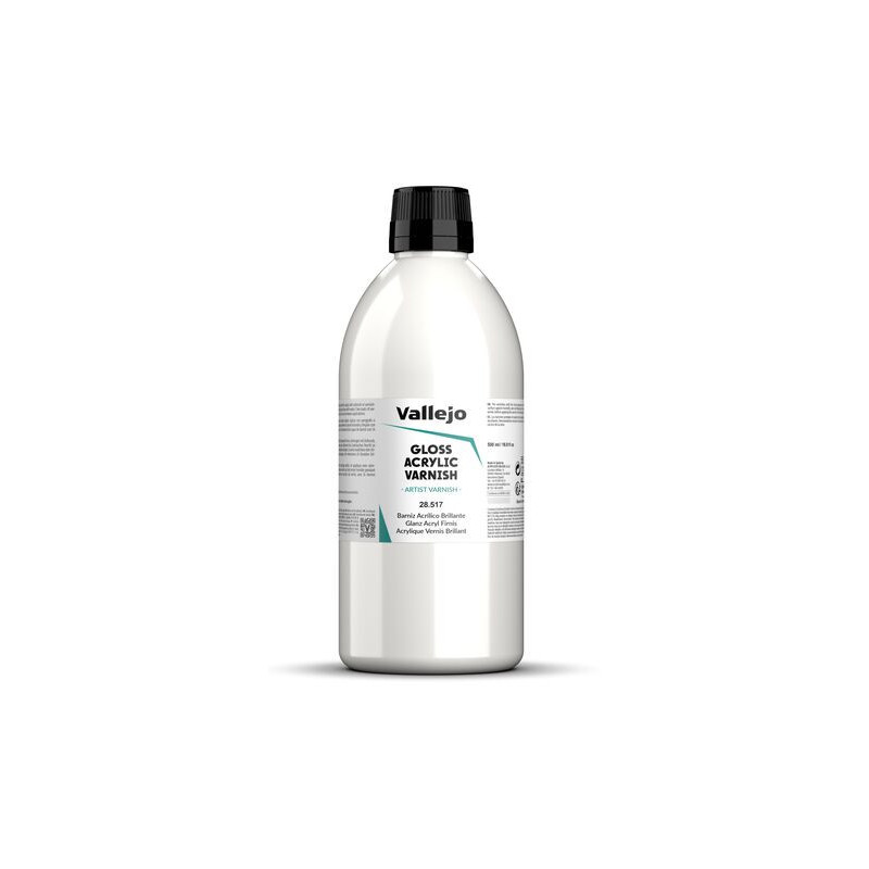 Vernis acrylique permanent brillant Gloss 500 ml - VALLEJO 28517